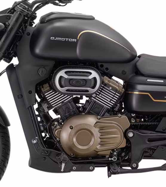 QJMOTOR SRV 400 AMT schwarz LI